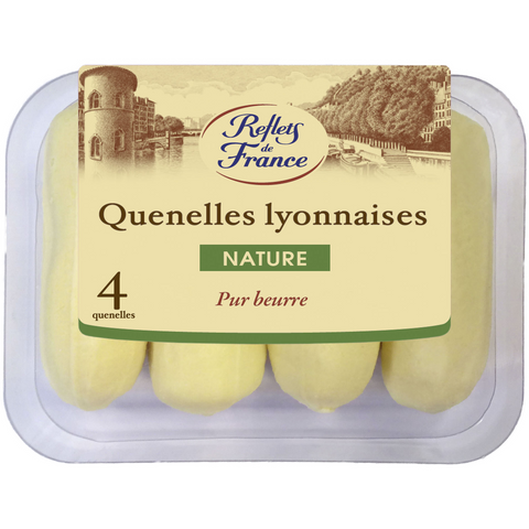 Quenelles Lyonnaises natures x 4 - Plain quenelles x 4 - Reflets de France, 320g
