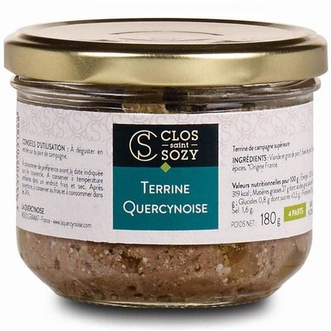 Clos Saint Sozy, Terrine Quercynoise au Foie de Porc (Pork liver terrine) - 180g - Le Vacherin Deli