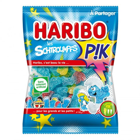 Schtroumpfs bonbons - Smurf-shape sweets - Haribo, 200G