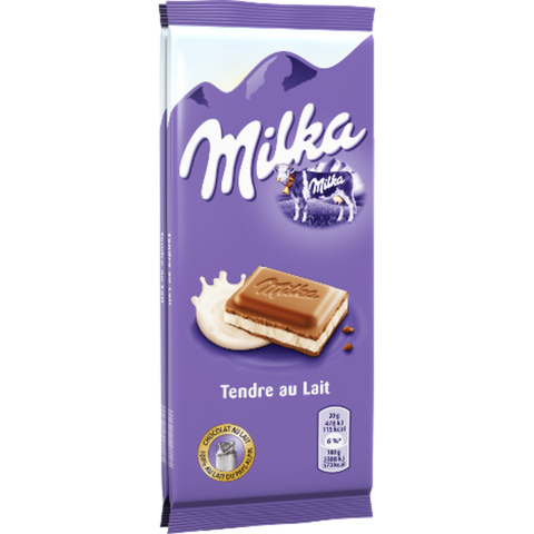 Chocolat au lait Milka - Milk chocolate - Milka, 100g