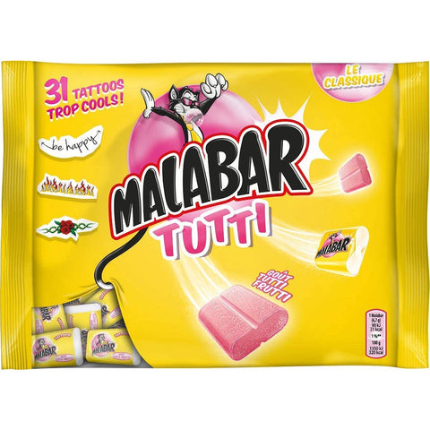 Malabar tutti frutti(original) avec tatoo - Malabar tutti with tattoo stickers - Malabar, 214g