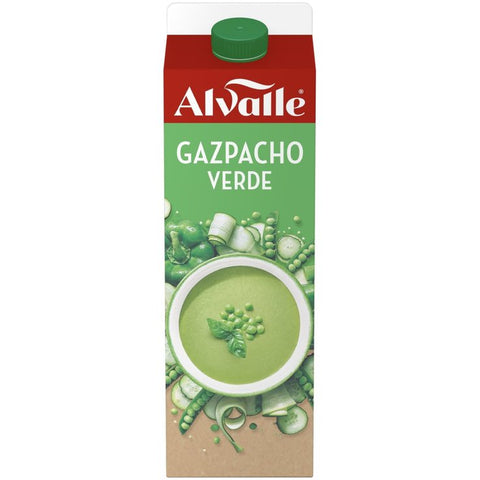 Gazpacho Verde (poivrons verts) - Gazpacho Verde (green veg.) carton - Alvalle 1L