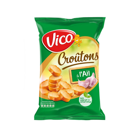 Croûtons à l’ail - Garlic croutons- Vico, 110g